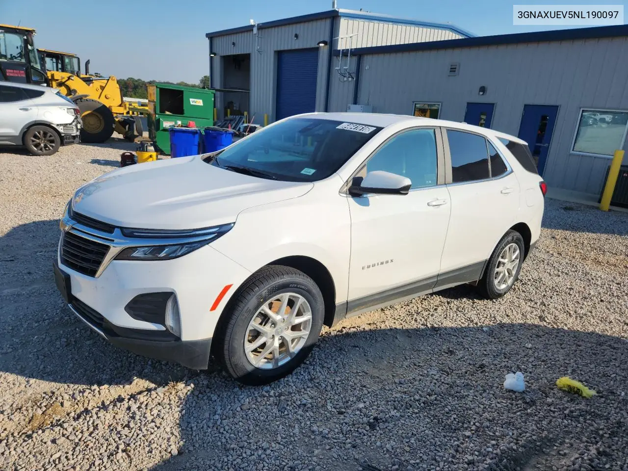 CHEVROLET EQUINOX 2022, VIN 3GNAXUEV5NL190097