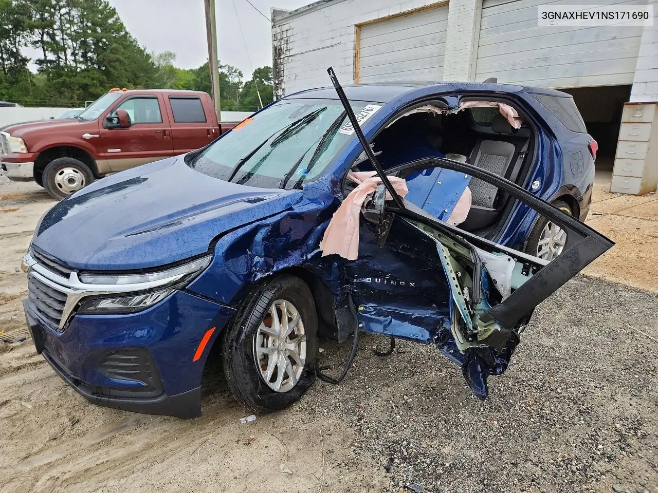 CHEVROLET EQUINOX 2022, VIN 3GNAXHEV1NS171690