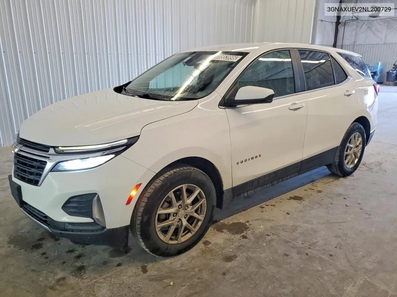 CHEVROLET EQUINOX 2022, VIN 3GNAXUEV2NL200729