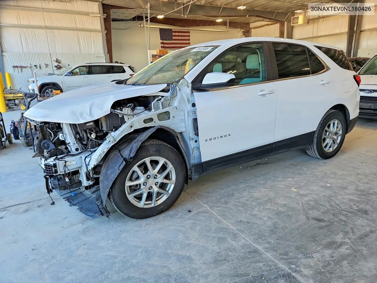 CHEVROLET EQUINOX 2022, VIN 3GNAXTEV0NL180426