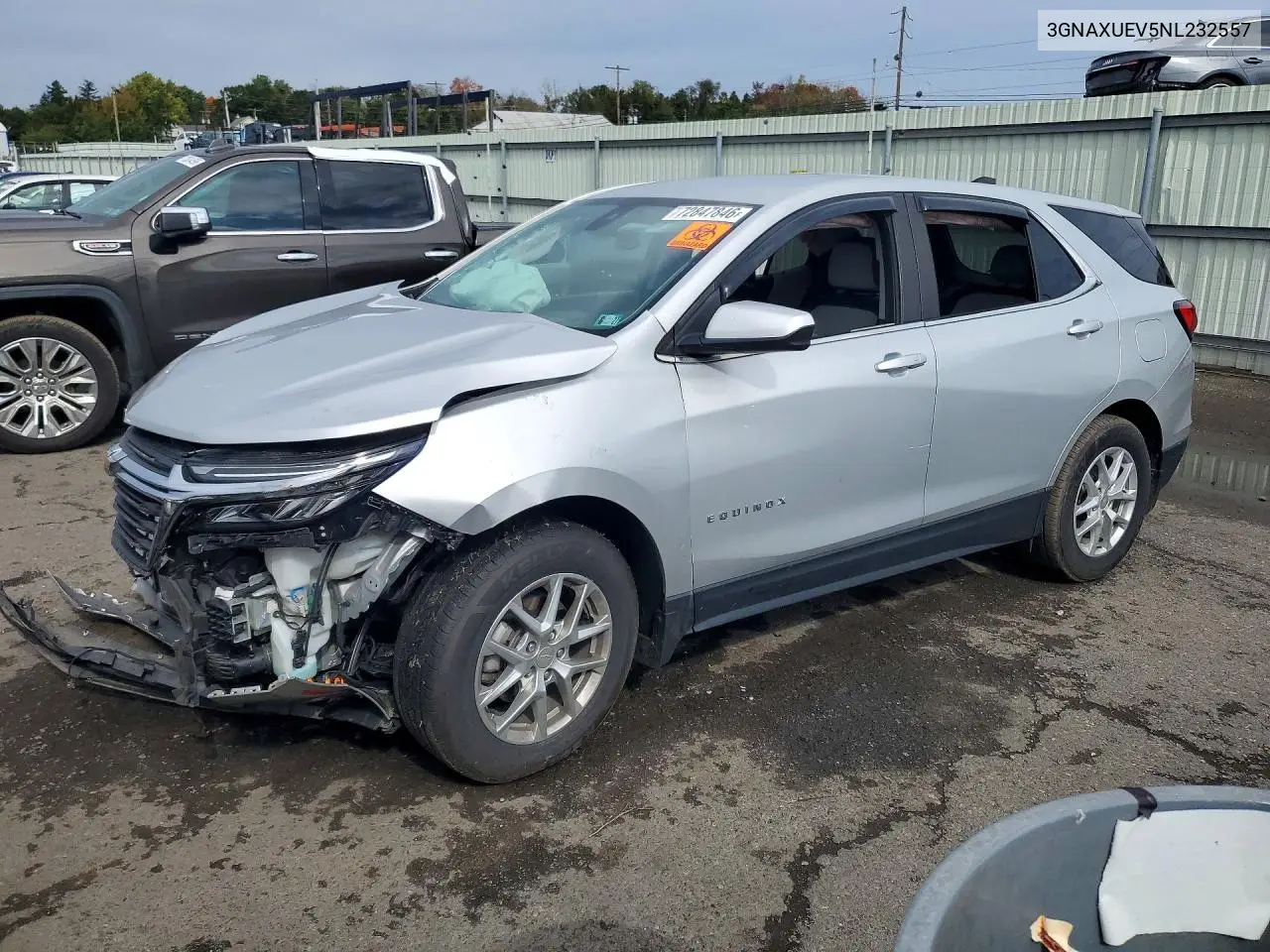 CHEVROLET EQUINOX 2022, VIN 3GNAXUEV5NL232557