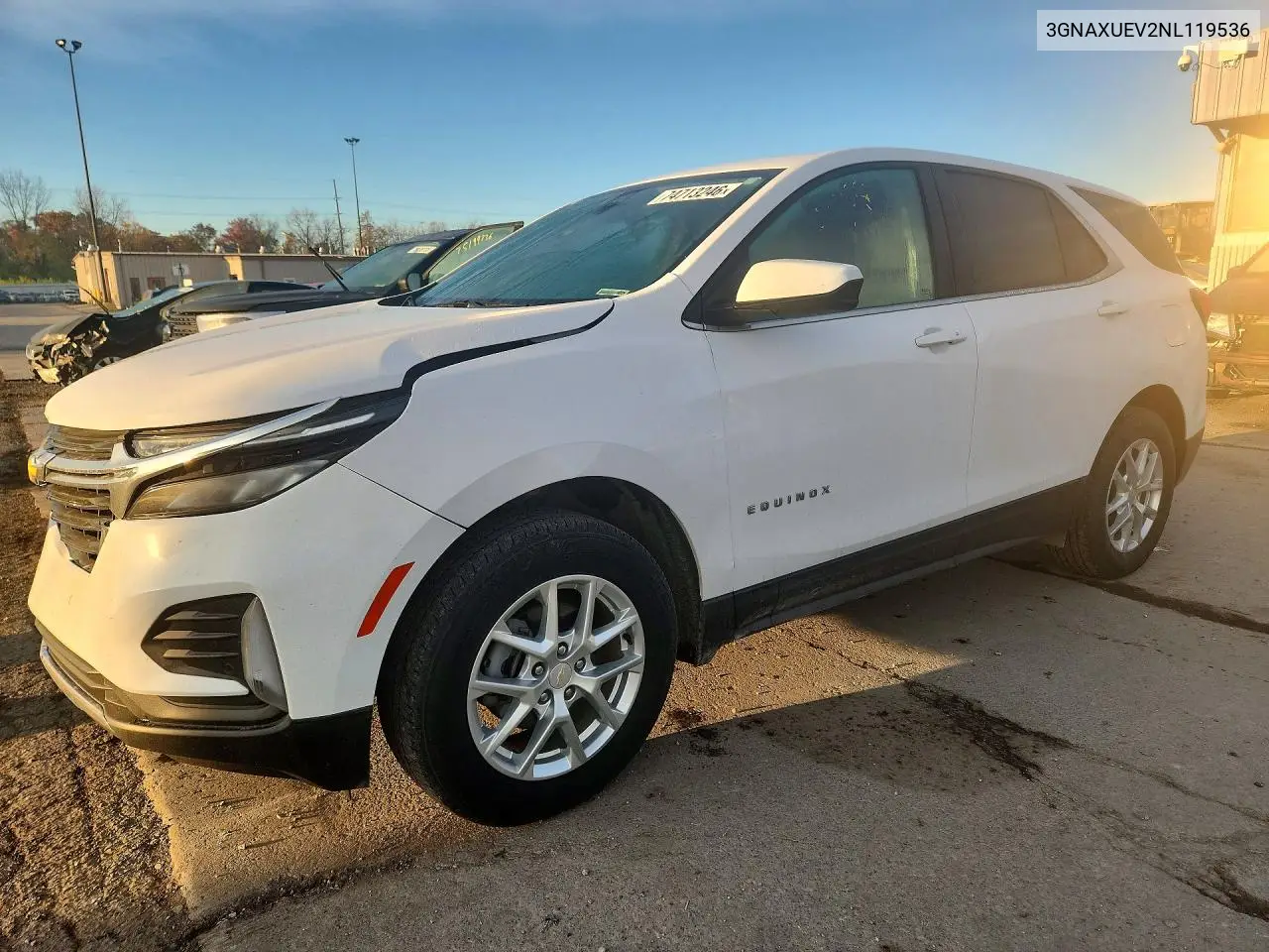 CHEVROLET EQUINOX 2022, VIN 3GNAXUEV2NL119536