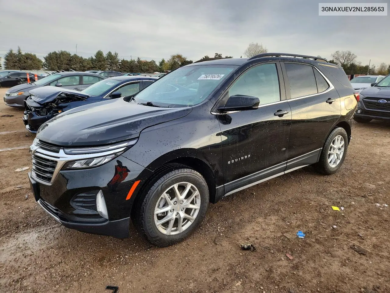CHEVROLET EQUINOX 2022, VIN 3GNAXUEV2NL285653