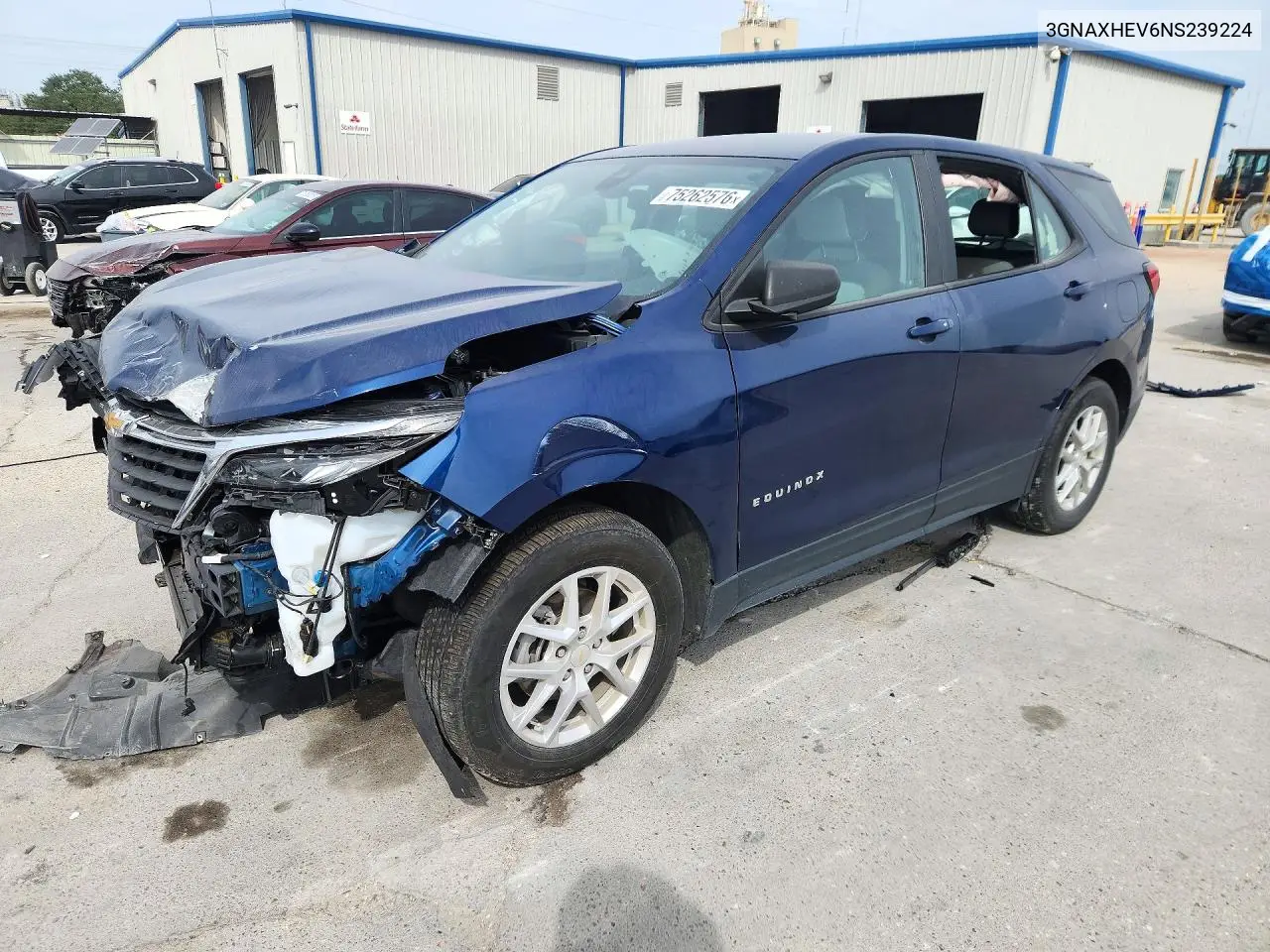 CHEVROLET EQUINOX 2022, VIN 3GNAXHEV6NS239224
