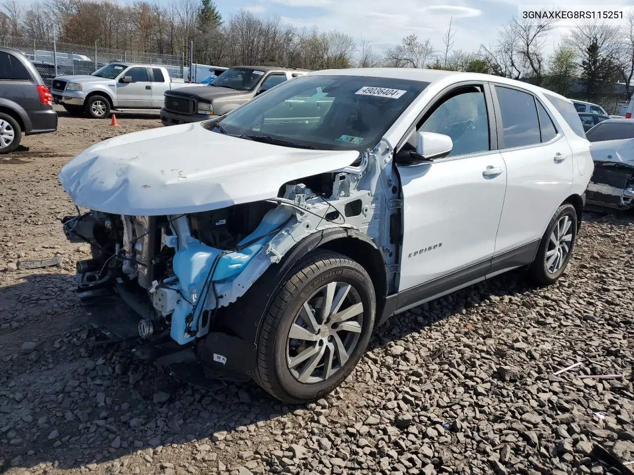 CHEVROLET EQUINOX 2024, VIN 3GNAXKEG8RS115251