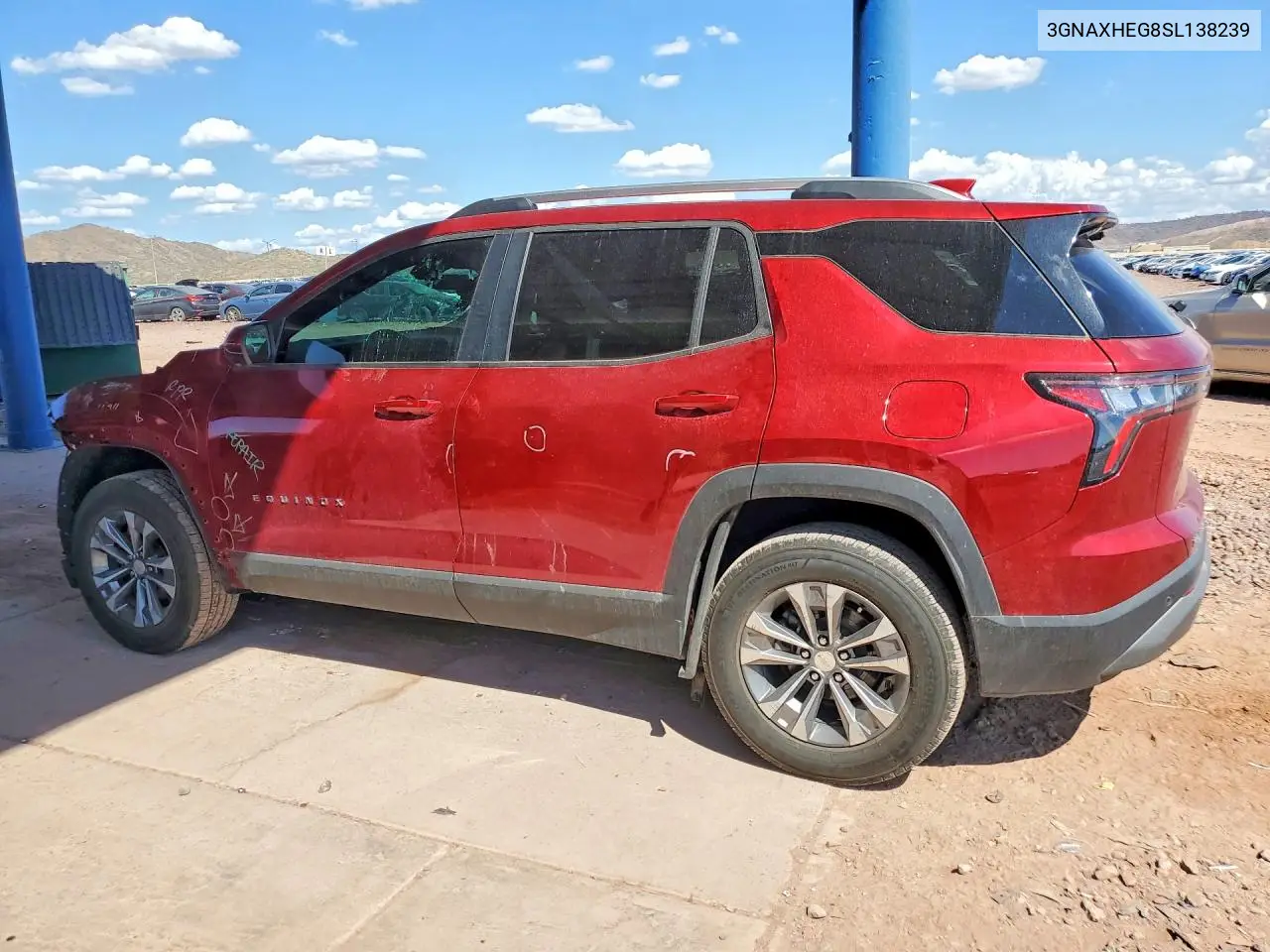 2025 CHEVROLET EQUINOX VIN 3GNAXHEG8SL138239 — фото 2