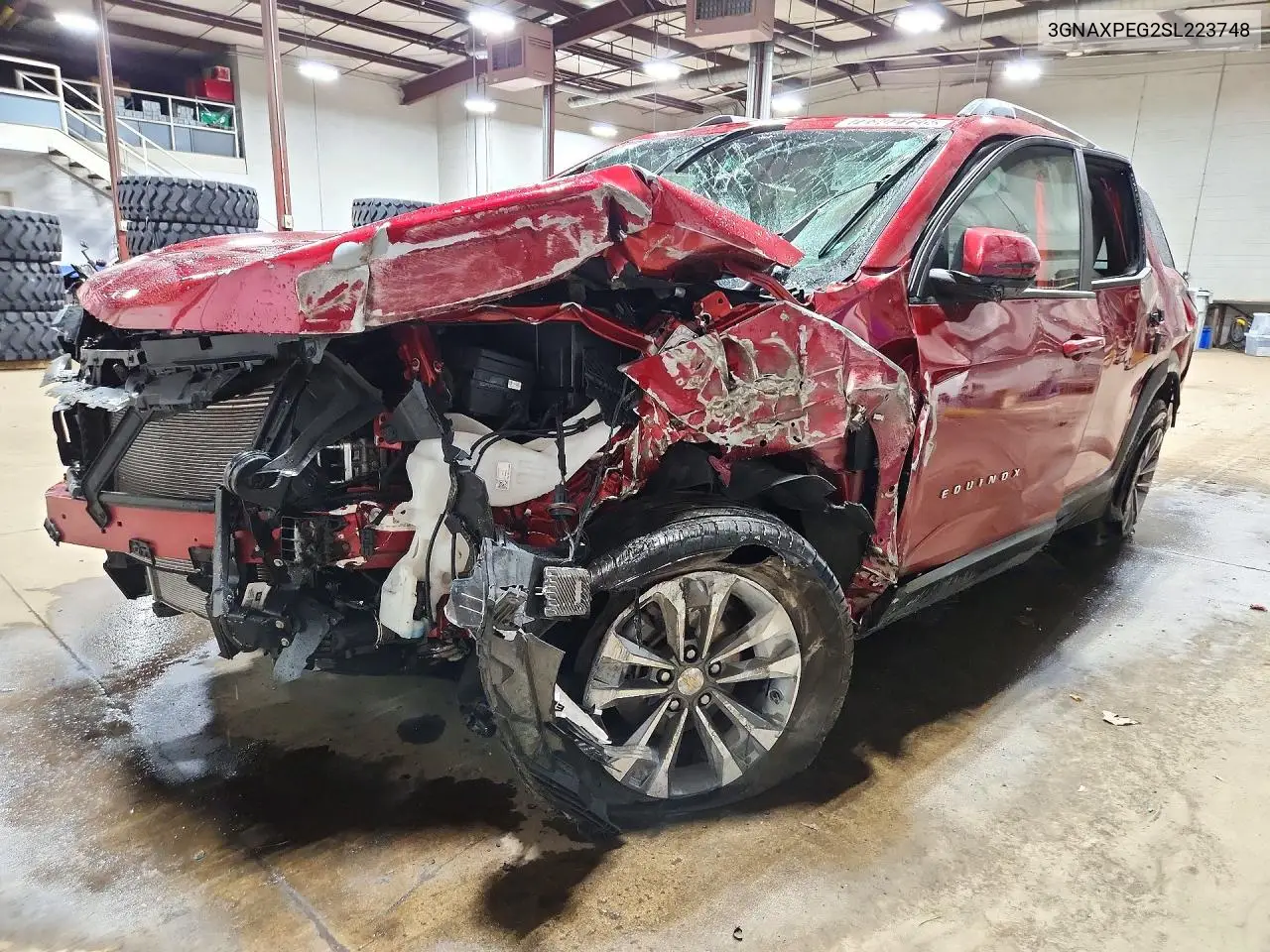 CHEVROLET EQUINOX 2025, VIN 3GNAXPEG2SL223748