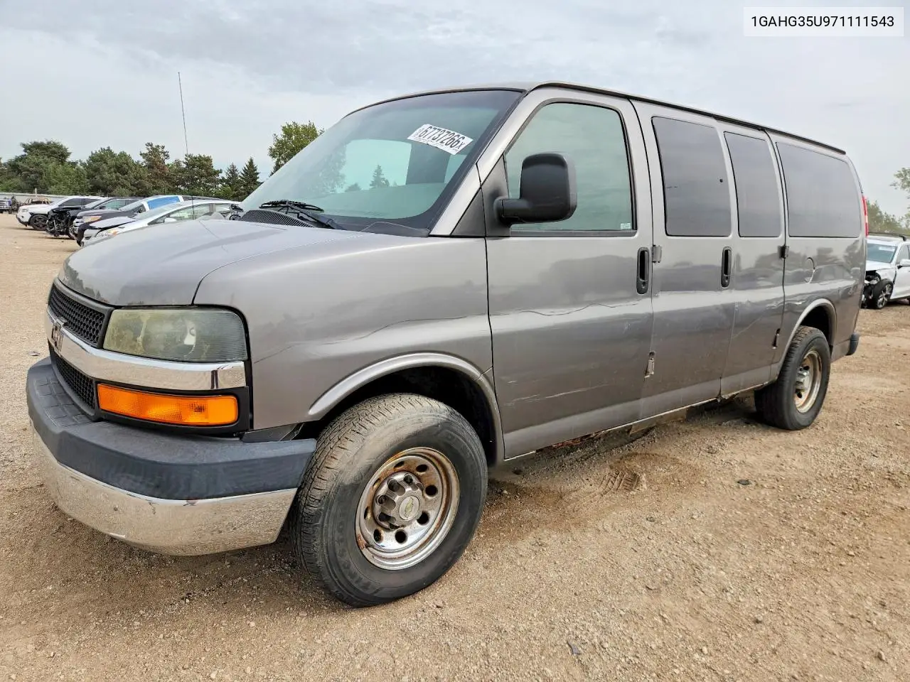 CHEVROLET EXPRESS 2007, VIN 1GAHG35U971111543