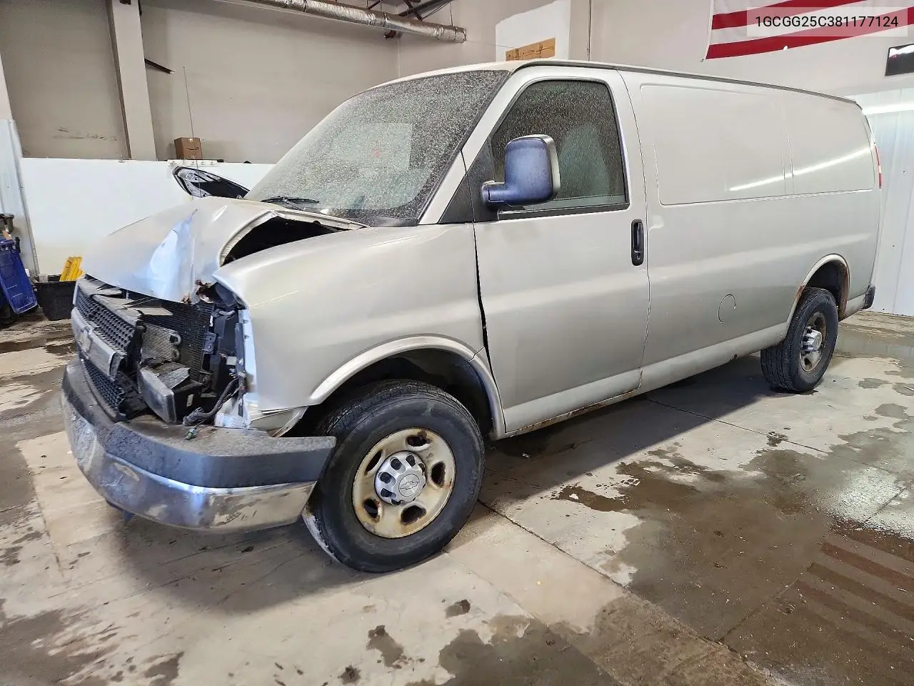 CHEVROLET EXPRESS 2008, VIN 1GCGG25C381177124