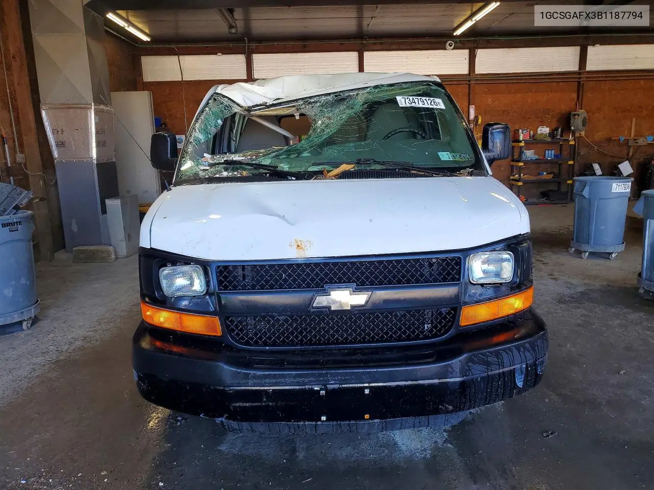 2011 CHEVROLET EXPRESS VIN 1GCSGAFX3B1187794 — фото 5