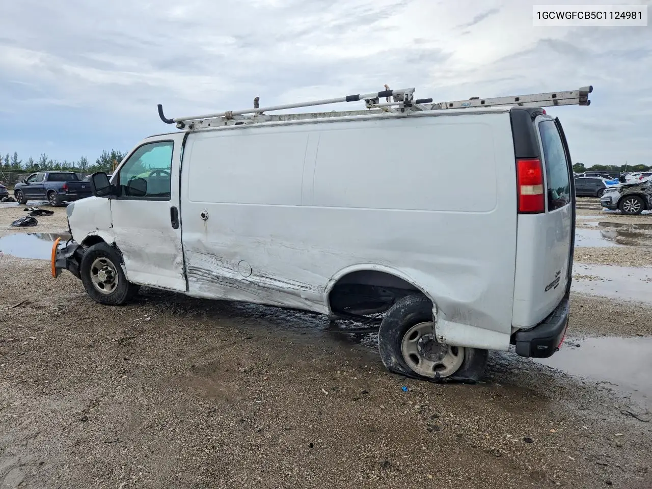 2012 CHEVROLET EXPRESS VIN 1GCWGFCB5C1124981 — фото 2