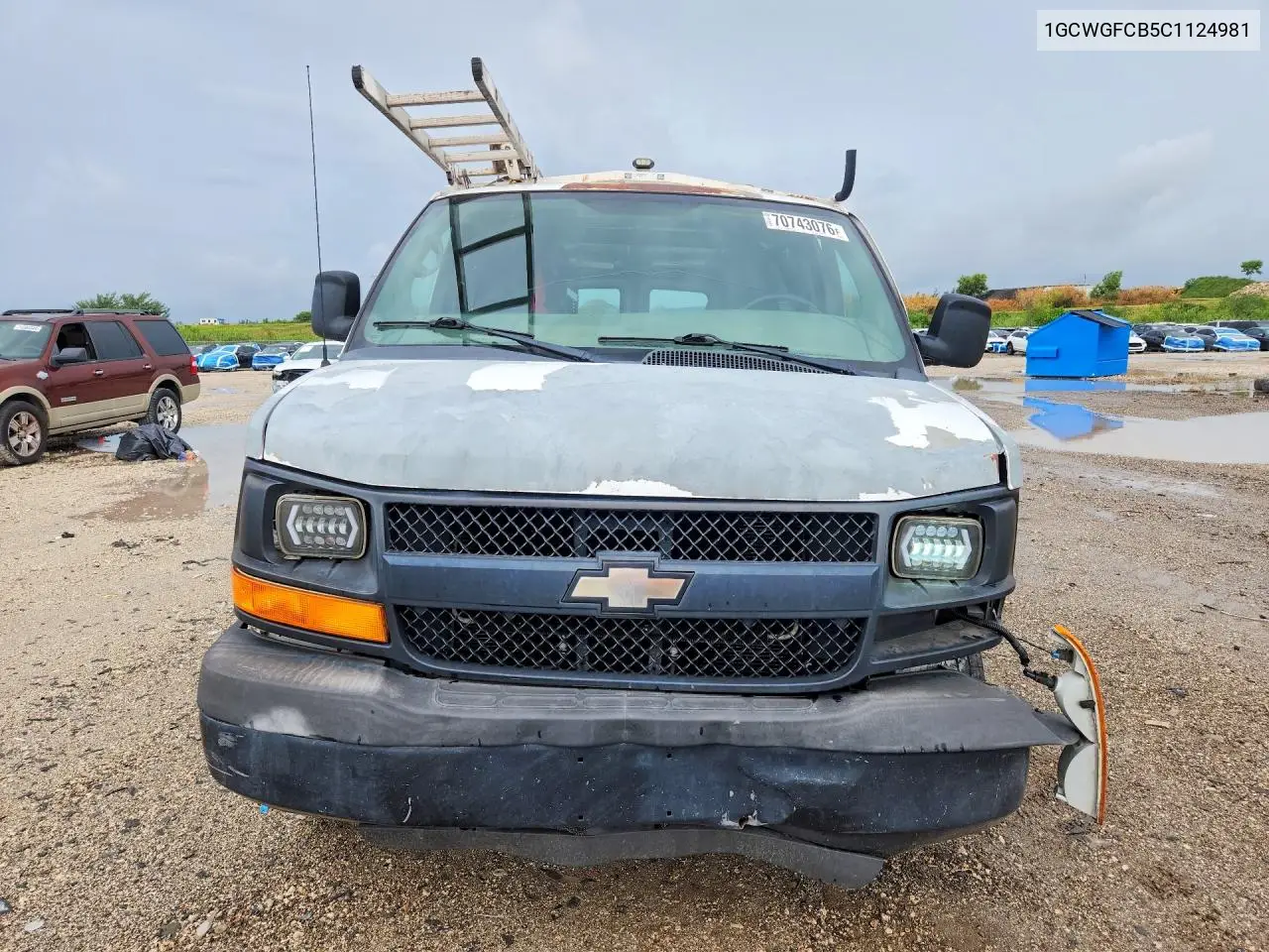 2012 CHEVROLET EXPRESS VIN 1GCWGFCB5C1124981 — фото 5