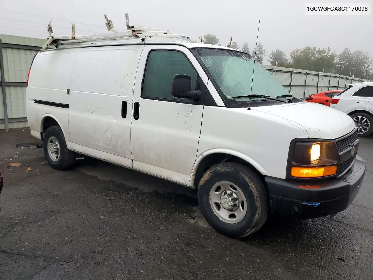 2012 CHEVROLET EXPRESS VIN 1GCWGFCA8C1170098 — фото 4