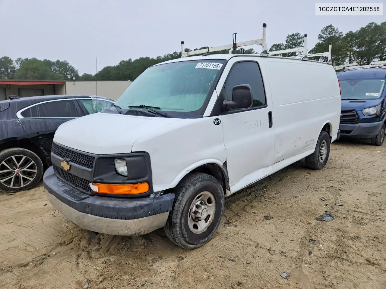 CHEVROLET EXPRESS 2014, VIN 1GCZGTCA4E1202558
