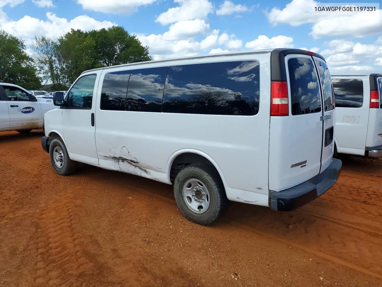 2014 CHEVROLET EXPRESS VIN 1GAWGPFG0E1197331 — фото 2