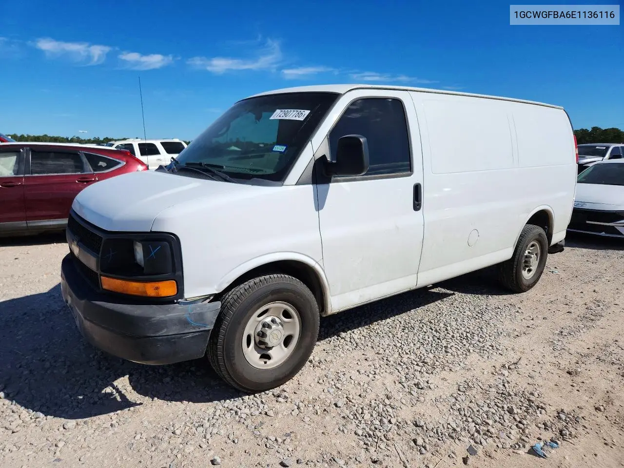 CHEVROLET EXPRESS 2014, VIN 1GCWGFBA6E1136116