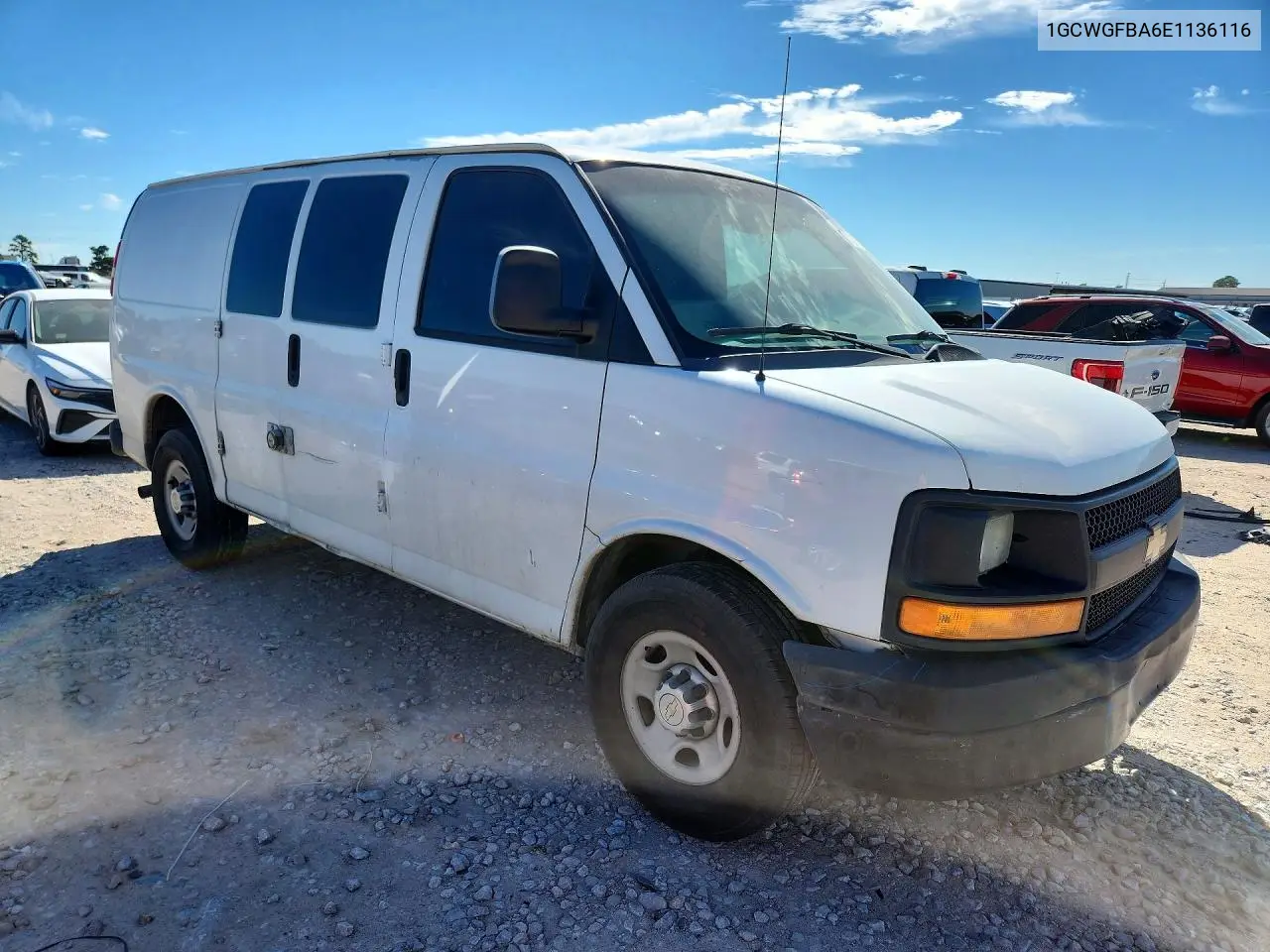 2014 CHEVROLET EXPRESS VIN 1GCWGFBA6E1136116 — фото 4