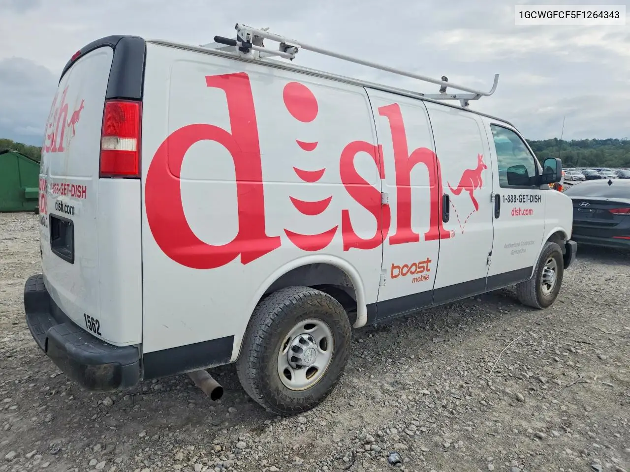 2015 CHEVROLET EXPRESS VIN 1GCWGFCF5F1264343 — фото 3