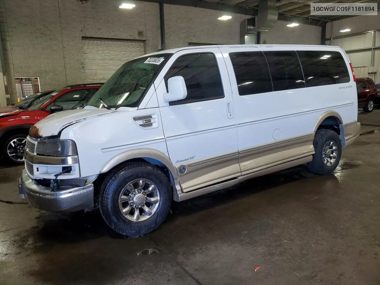 CHEVROLET EXPRESS 2015, VIN 1GCWGFCG9F1181894