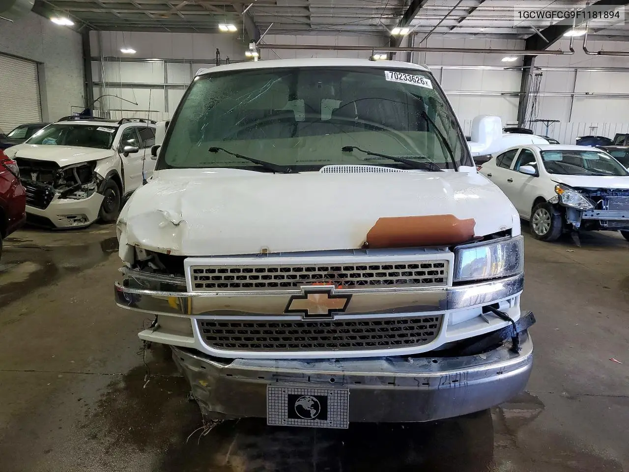 2015 CHEVROLET EXPRESS VIN 1GCWGFCG9F1181894 — фото 5