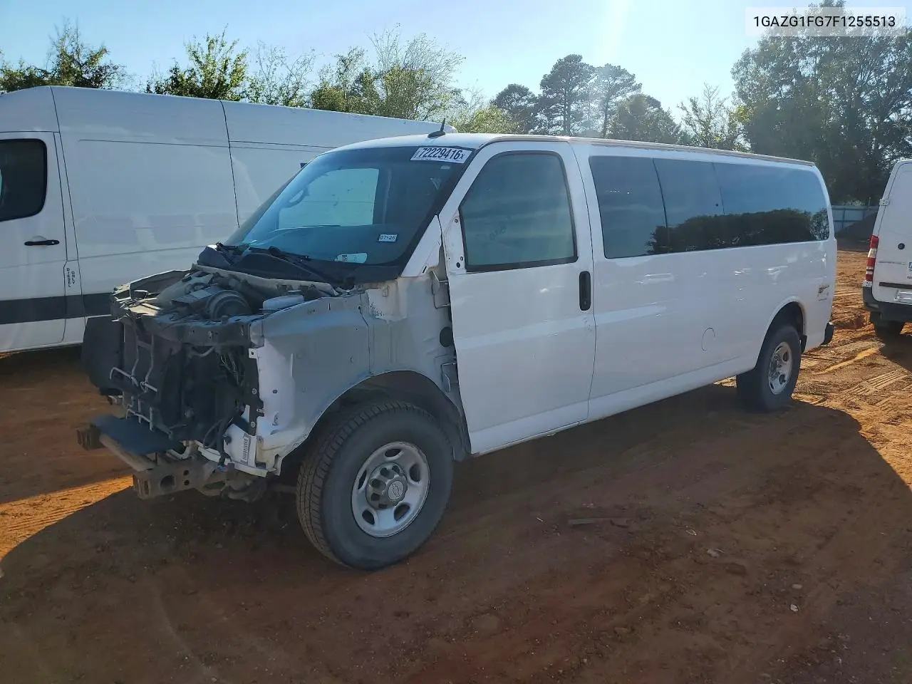 CHEVROLET EXPRESS 2015, VIN 1GAZG1FG7F1255513