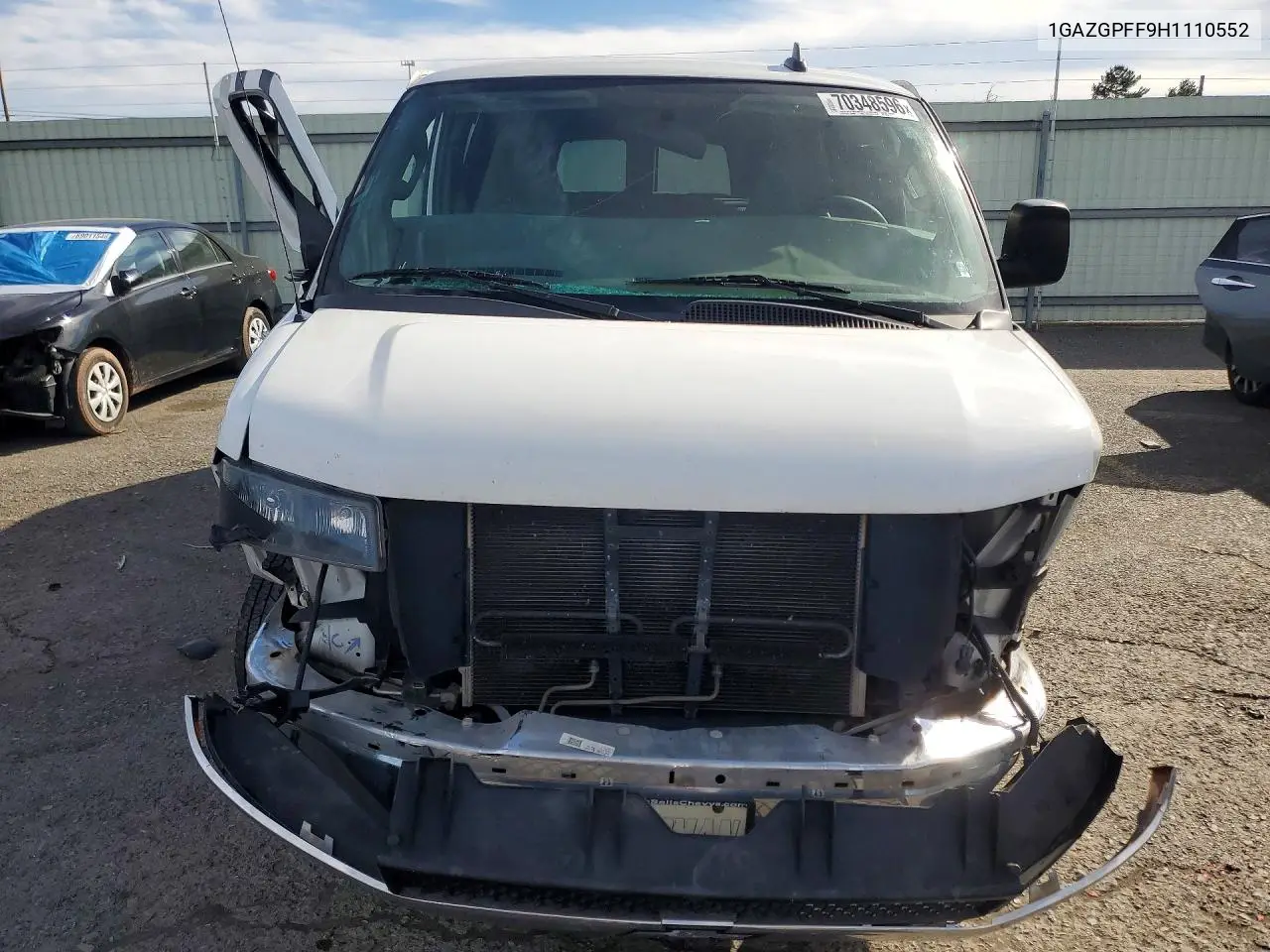 2017 CHEVROLET EXPRESS VIN 1GAZGPFF9H1110552 — фото 5
