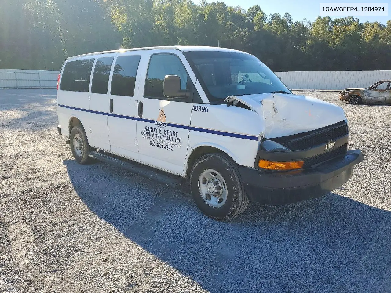 2018 CHEVROLET EXPRESS VIN 1GAWGEFP4J1204974 — фото 4