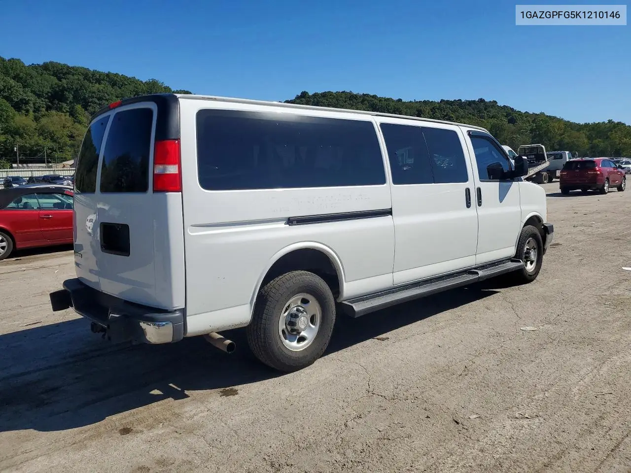 2019 CHEVROLET EXPRESS VIN 1GAZGPFG5K1210146 — фото 3