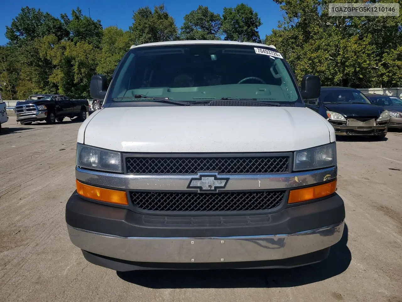 2019 CHEVROLET EXPRESS VIN 1GAZGPFG5K1210146 — фото 5