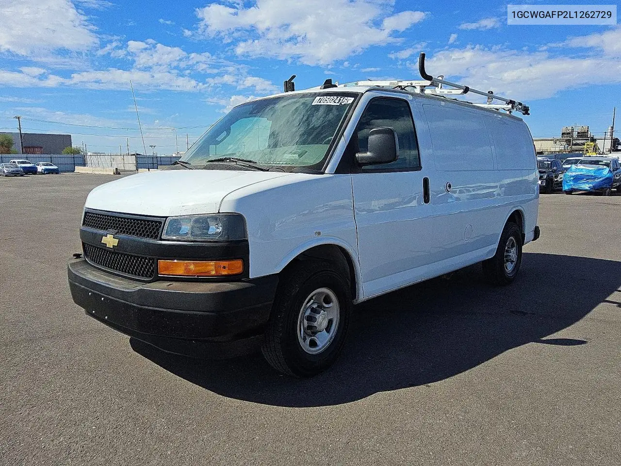 CHEVROLET EXPRESS 2020, VIN 1GCWGAFP2L1262729