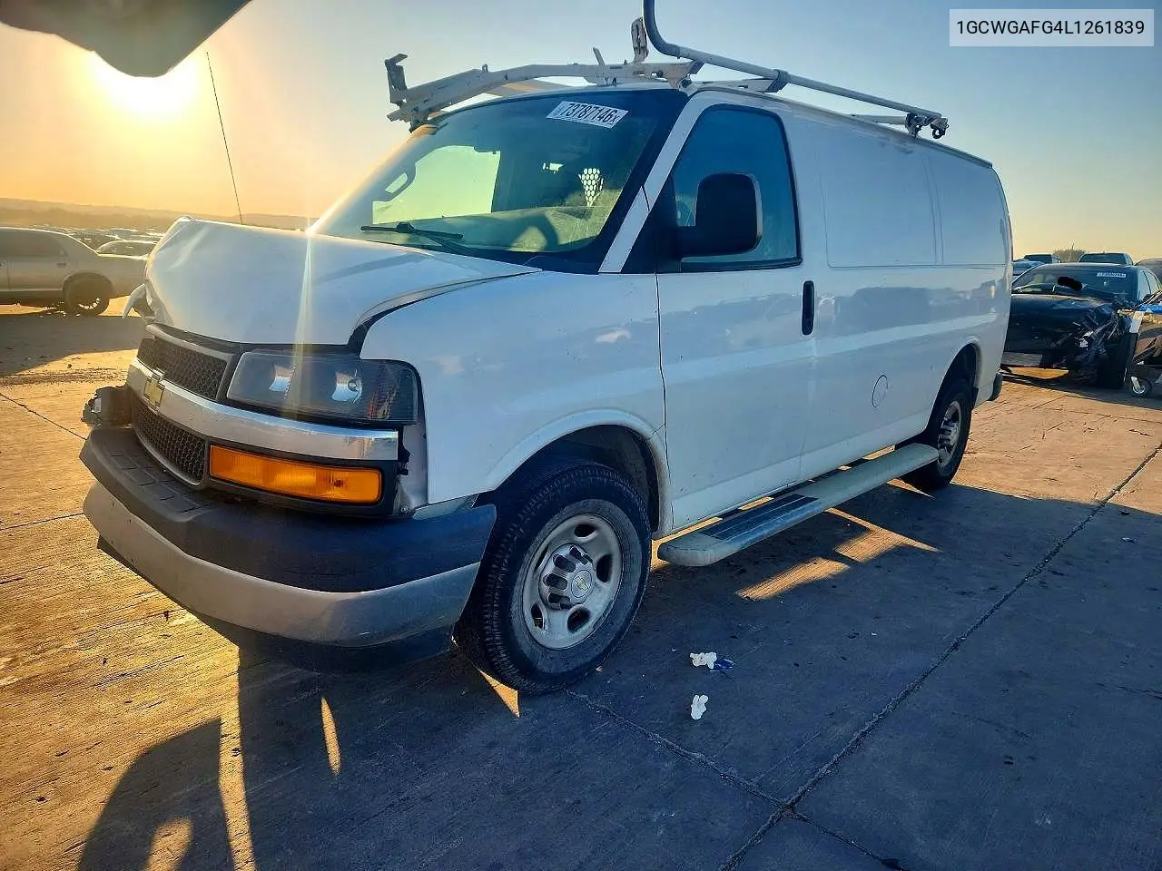 CHEVROLET EXPRESS 2020, VIN 1GCWGAFG4L1261839