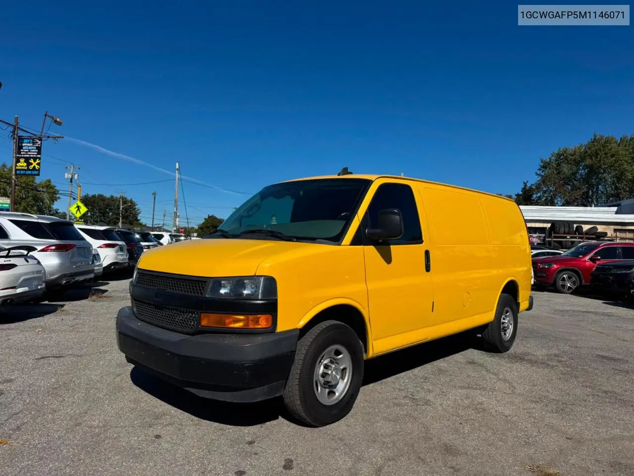 2021 CHEVROLET EXPRESS VIN 1GCWGAFP5M1146071 — фото 2