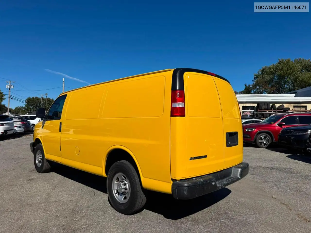 2021 CHEVROLET EXPRESS VIN 1GCWGAFP5M1146071 — фото 3