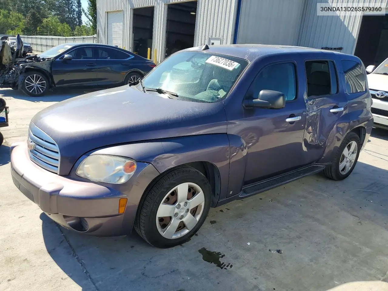 CHEVROLET HHR 2006, VIN 3GNDA13D26S579360
