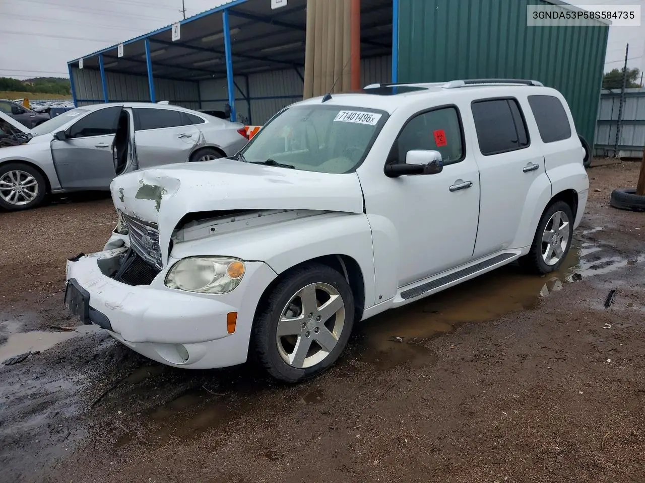 CHEVROLET HHR 2008, VIN 3GNDA53P58S584735