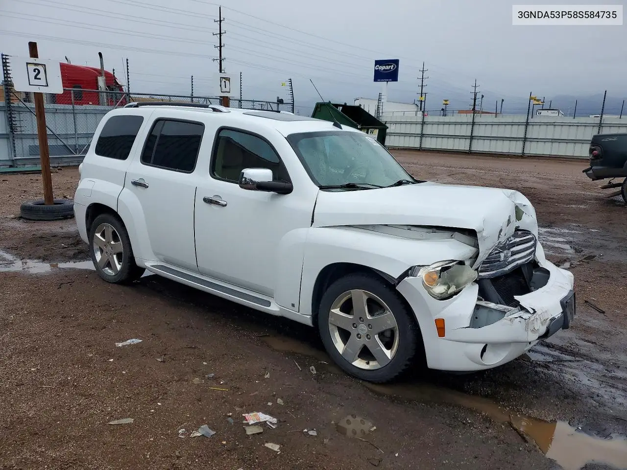 2008 CHEVROLET HHR VIN 3GNDA53P58S584735 — фото 4