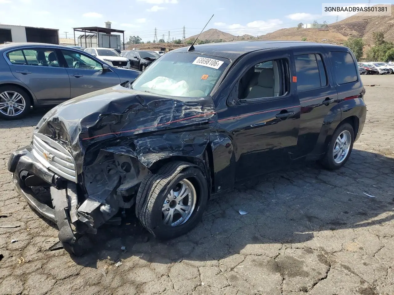 CHEVROLET HHR 2010, VIN 3GNBAADB9AS501381