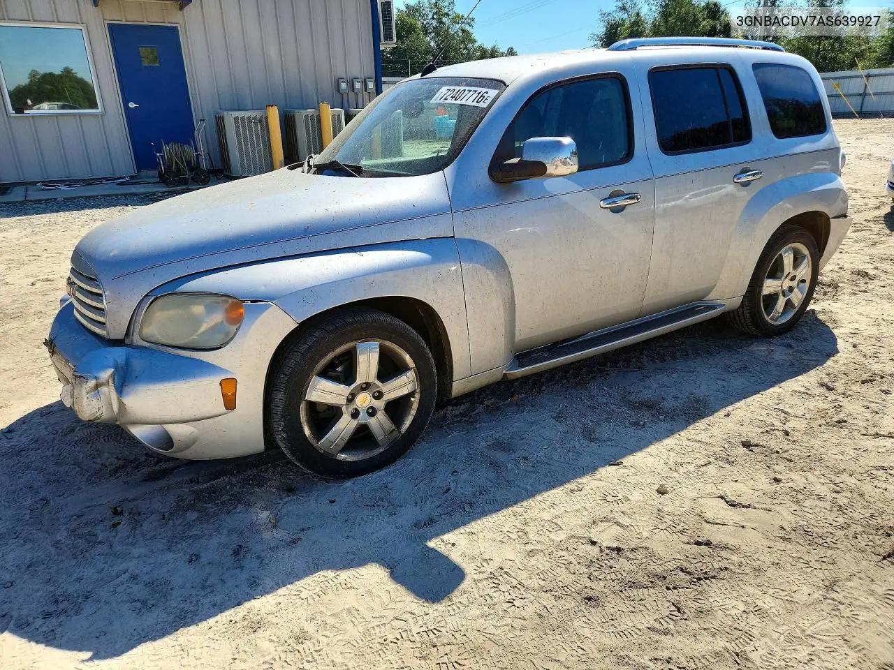 CHEVROLET HHR 2010, VIN 3GNBACDV7AS639927