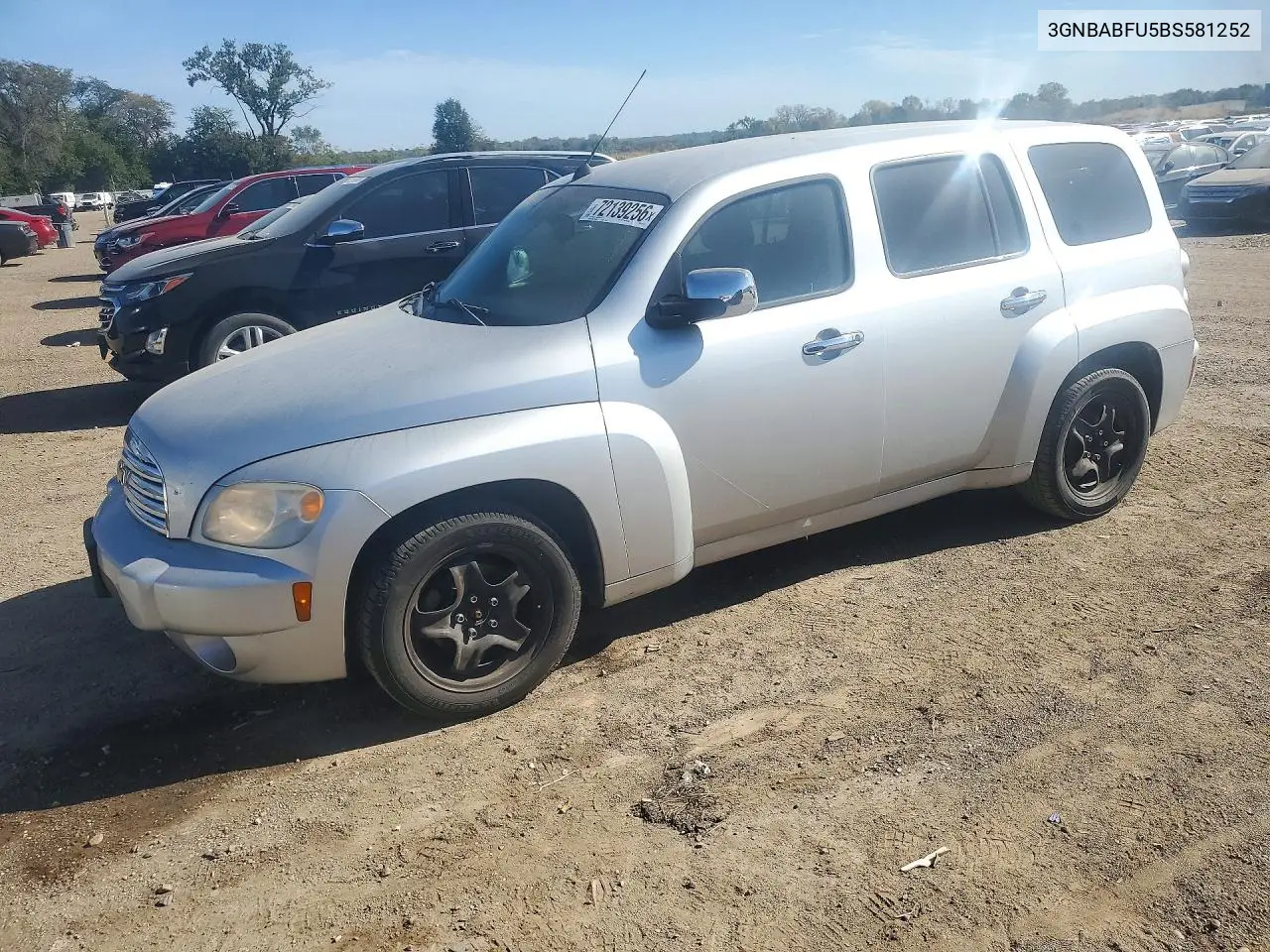 CHEVROLET HHR 2011, VIN 3GNBABFU5BS581252