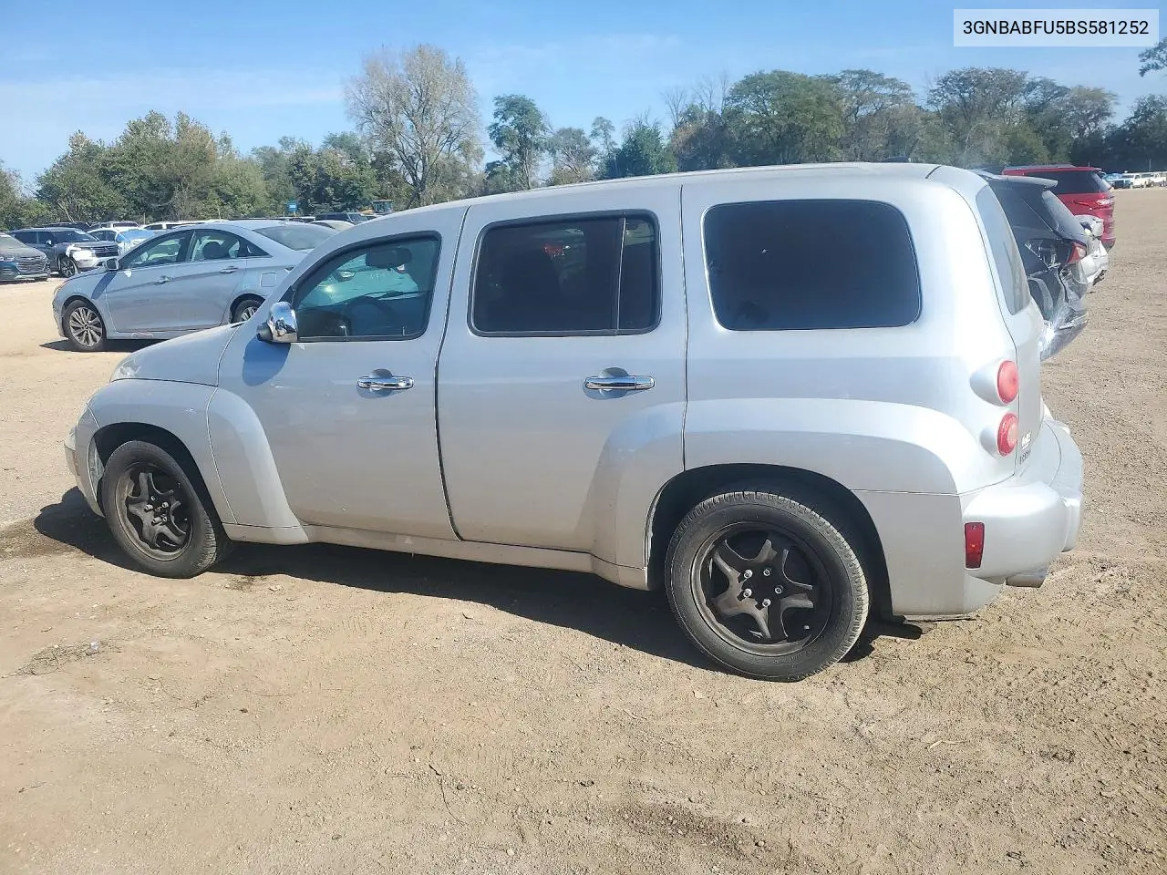 2011 CHEVROLET HHR VIN 3GNBABFU5BS581252 — фото 2