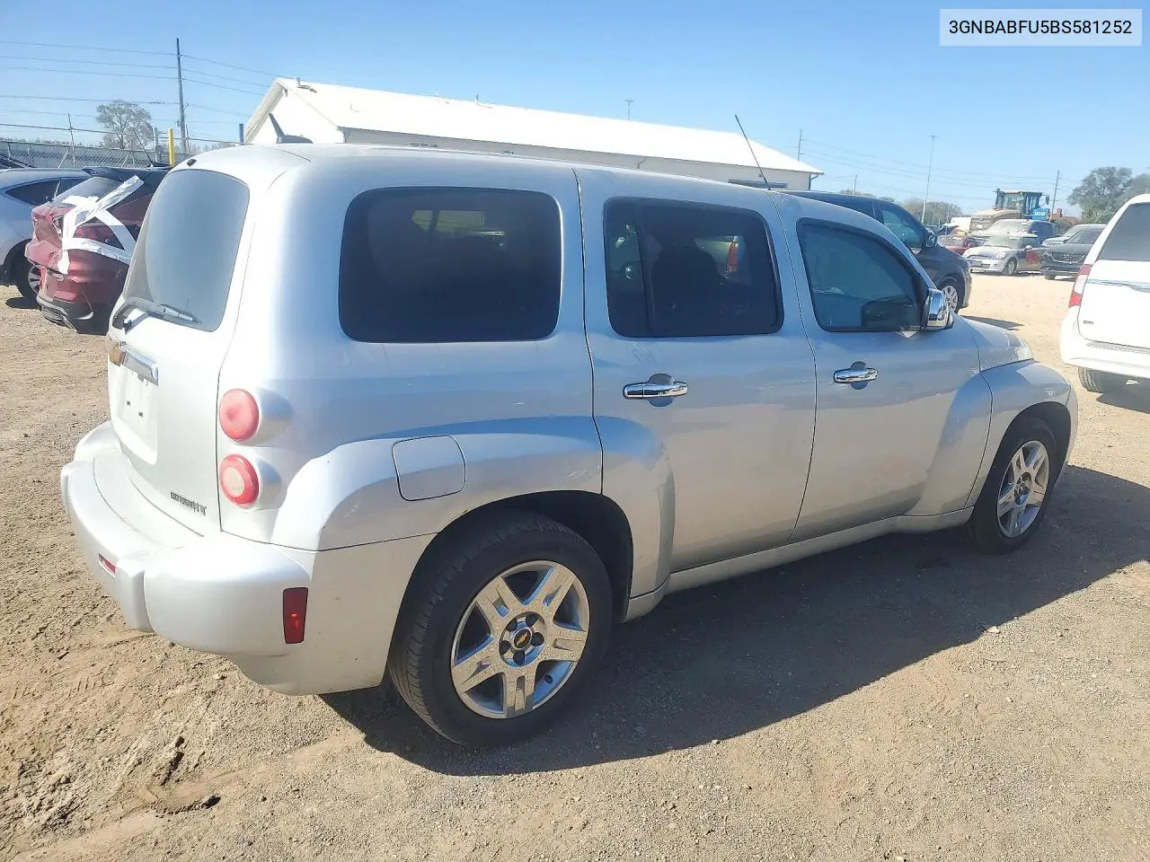 2011 CHEVROLET HHR VIN 3GNBABFU5BS581252 — фото 3