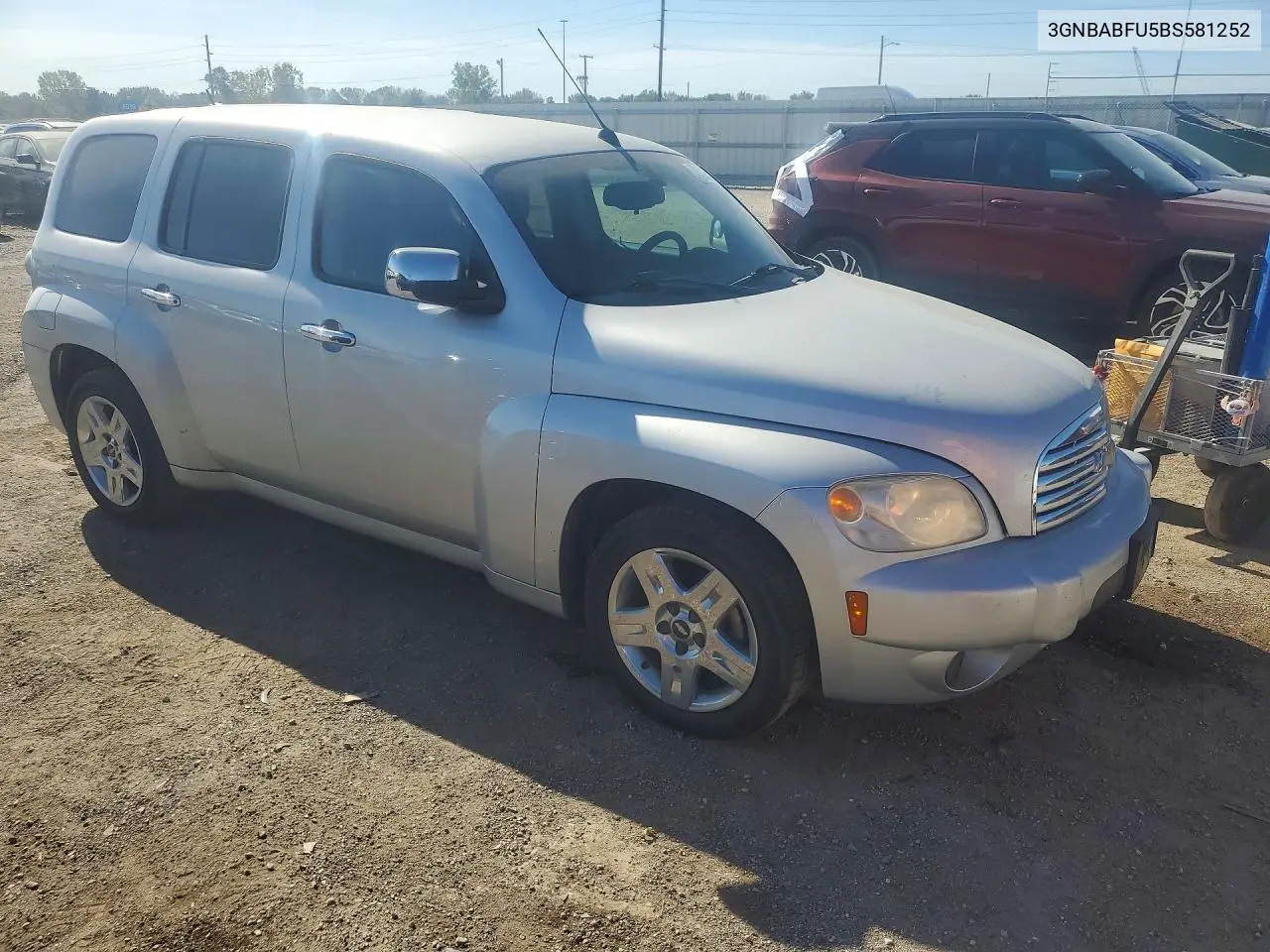 2011 CHEVROLET HHR VIN 3GNBABFU5BS581252 — фото 4