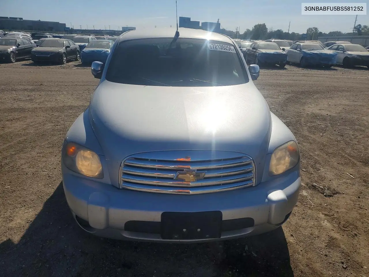 2011 CHEVROLET HHR VIN 3GNBABFU5BS581252 — фото 5