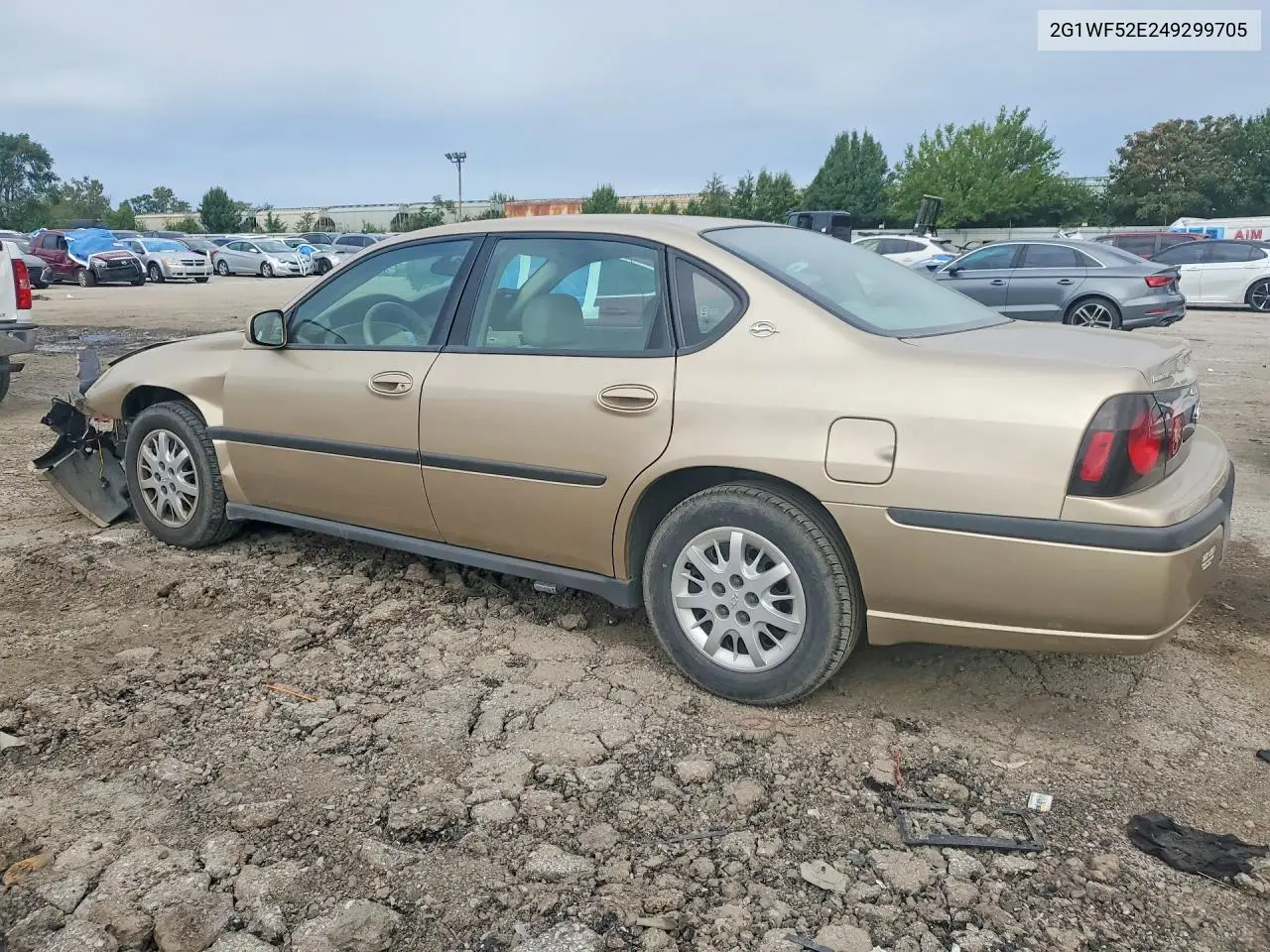 2004 CHEVROLET IMPALA VIN 2G1WF52E249299705 — фото 2