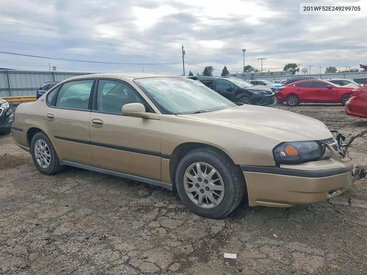 2004 CHEVROLET IMPALA VIN 2G1WF52E249299705 — фото 4