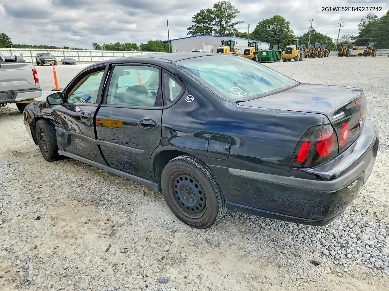 2004 CHEVROLET IMPALA VIN 2G1WF52E849237242 — фото 2