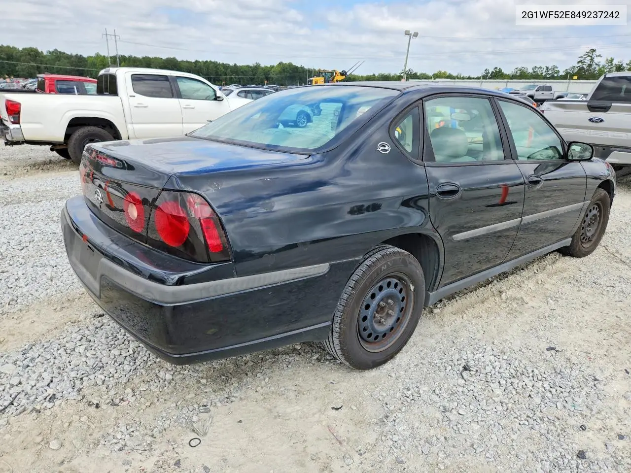 2004 CHEVROLET IMPALA VIN 2G1WF52E849237242 — фото 3