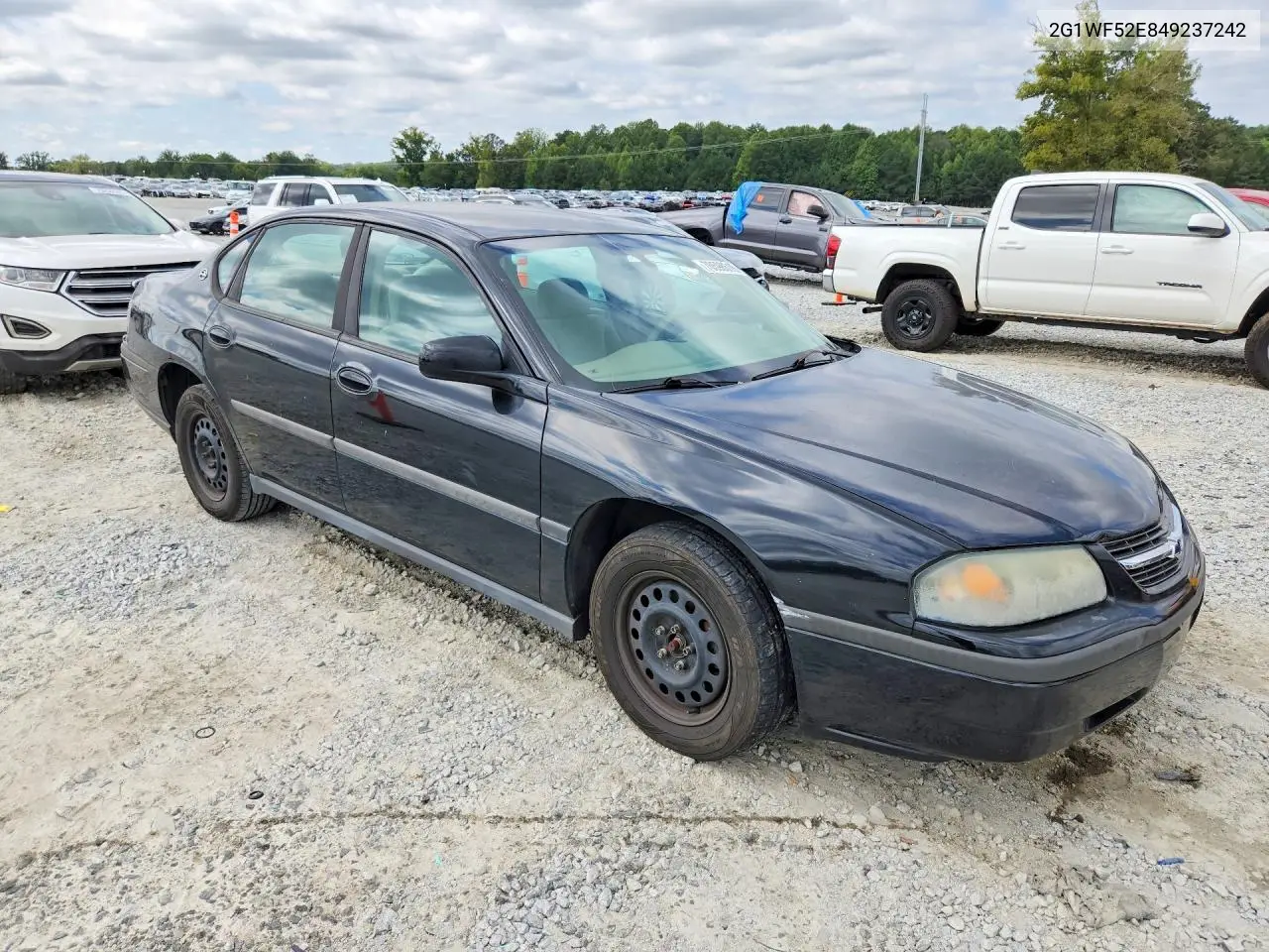 2004 CHEVROLET IMPALA VIN 2G1WF52E849237242 — фото 4
