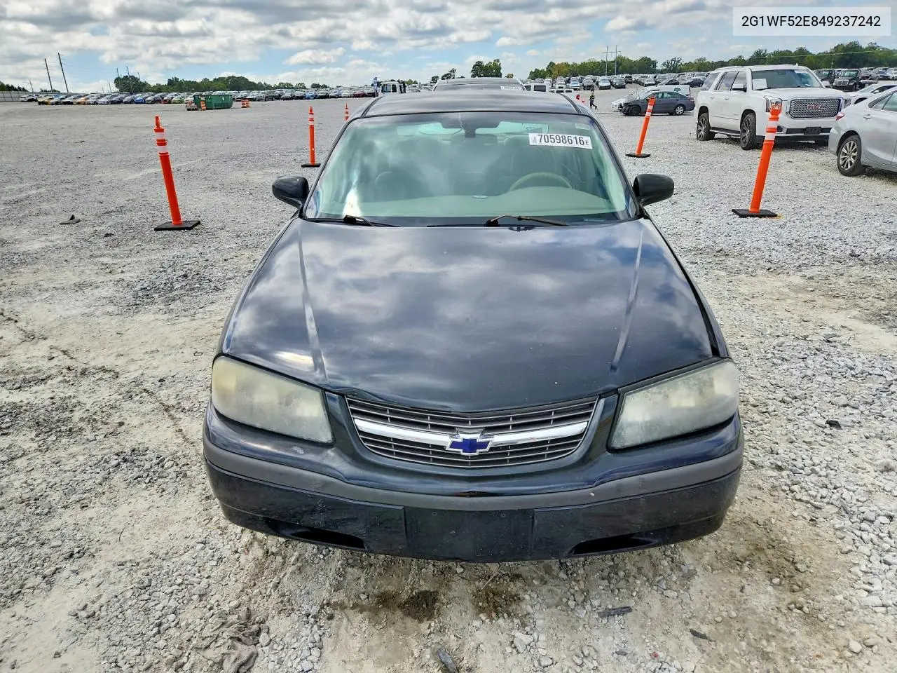 2004 CHEVROLET IMPALA VIN 2G1WF52E849237242 — фото 5