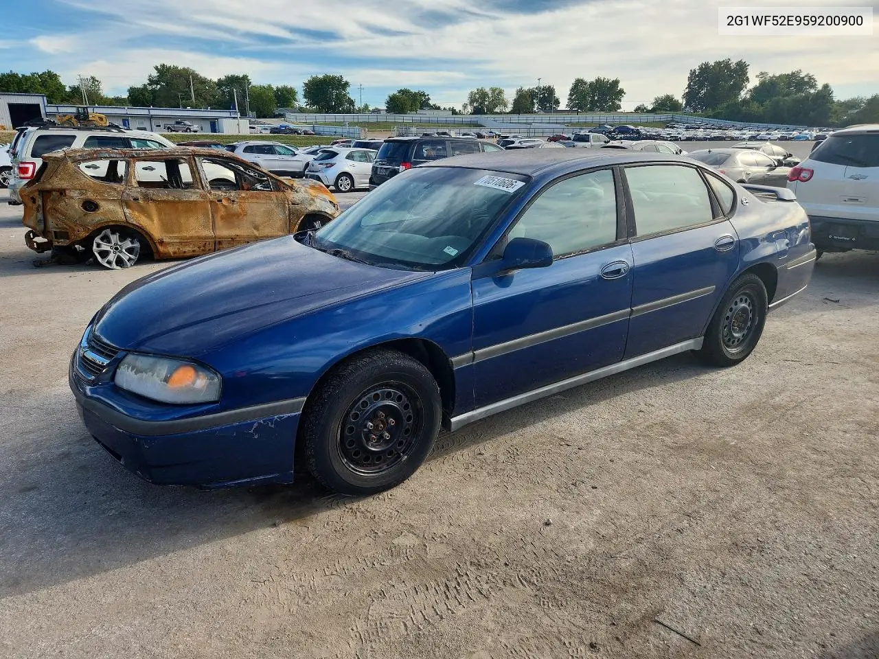 CHEVROLET IMPALA 2005, VIN 2G1WF52E959200900